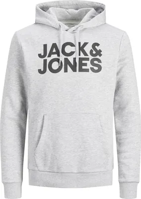 Produktbild von Jack & Jones Herren Corp Logo Sweat Hood Basic Kapuzen Sweatshirt |