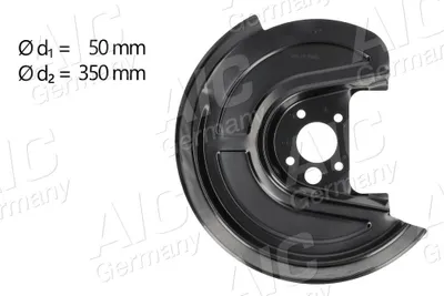 Produktbild von AIC Spritzblech Bremsscheibe für VW Golf IV Schrägheck (1J1) Hinten Rechts 56580 Ankerblech