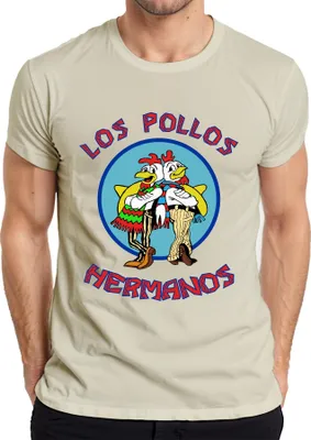 Obrázok produktu pre LOS POLLOS HERMANOS Fast Food kultová séria fanúšikov kultový fanart pánske tričko, príroda, XXL