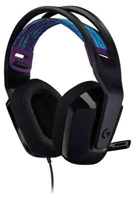 Produktbild von Logitech G G335, Kabelgebunden, Gaming, 20 - 20000 Hz, 240 g, Kopfhörer, Schwarz