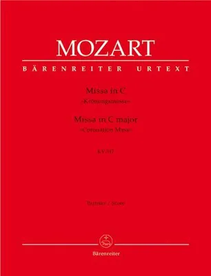Produktbild von Missa in C: Krönungsmesse KV 317 - Partitur