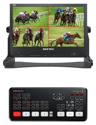 Produktbild von Blackmagic Design ATEM Mini PRO, Full HD, 1920 x 1080,1280 x 720 Pixel, 720i, 720p, 1080i, 1080p, 60 fps, 10,100,1000 Mbit/s, 10/100/1000Base-T(X)