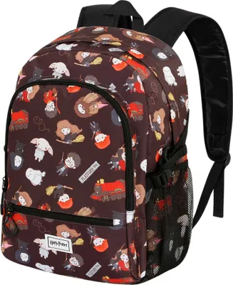Image de Sac à dos scolaire à deux compartiments Harry Potter Cute Fight