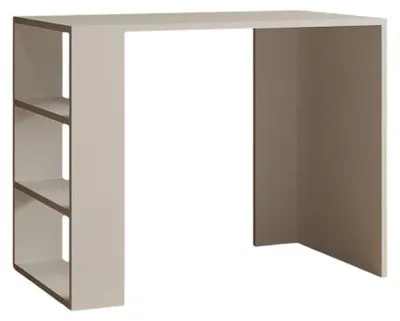 Image de Bureau d'étude en Bois MDF blanc - L 90 × P 50 × H 70 cm - Style Scandinave