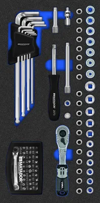 Steckschlüssel-Set 85-teilig, 6,3 mm (1/4 Zoll)