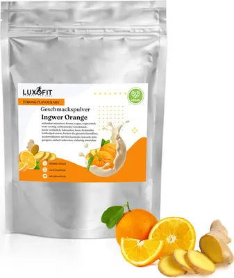 Image de Gingembre orange poudre saveur Mix Flavour faible en calories 300 g