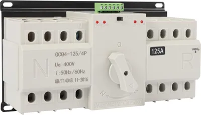 Produktbild von Podwójny przełącznik Zasilacz Automatyczny przełącznik Przełącznik AC 220V 125A 4P
