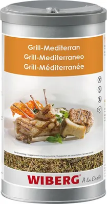 Produktbild von Wiberg Grill Mediterran Gewürzsalz Mischung im Aromatresor 540g