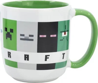 Productafbeelding van Minecraft premium porseleinen beker, 380 ml