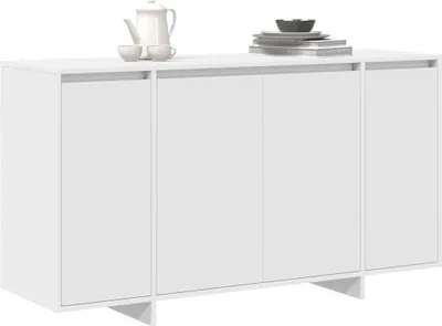 Obrázok produktu pre vidaXL Komoda, biela, 135 x 41 x 75 cm, drevotrieska