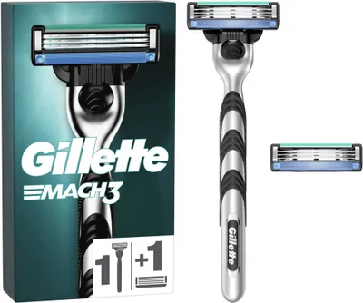 Immagine prodotto di Manico Gillette Mach 3 con 2 lame