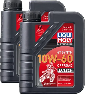 Produktbild von Liqui Moly Motoröl Motorbike 3053 10W-60 2 l kompatibel mit Kraftfahrzeug