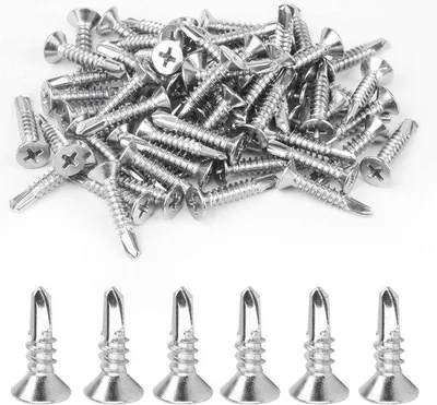 Image de 140 vis cruciformes autotaraudeuses M48 x 16 mm - vis cruciformes en acier inoxydable