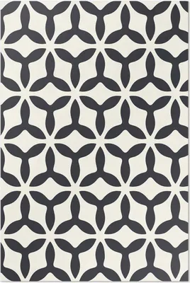 Produktbild von Modernes geometrisches Muster – Vinylteppich – 150x225 cm – Indoor Teppich – Flur – Pflegeleicht – Modern