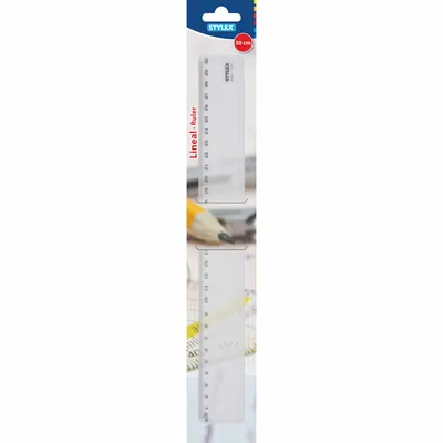 Obrázok produktu pre Stylex - Pravítko 30 cm - transparentné