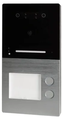 Productafbeelding van Video Deurintercom 2-Familieset - Gezichtsherkenning - 1.0 Megapixel Camera - Voor Buiten
