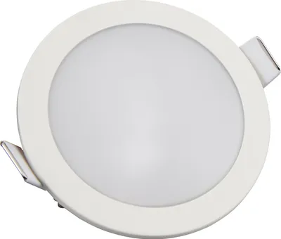Produktbild von LED-Panel McShine "LP-90IP", 5W, 90mm-Ø, 400 lm, IP54, 3000K, warmweiß