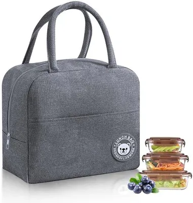 Produktbild von Kleine graue Thermolunchbox