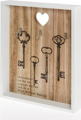Produktbild von Schlüsselkasten Saltrass MDF Weiß&Holz