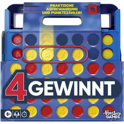 Produktbild von Hasbro Gaming 4 gewinnt, 6 Jahr(e), 10 min