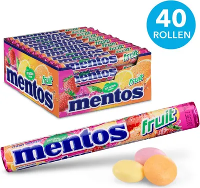 Produktbild von Mentos Fruchtrolle 40 x 38g Kaubonbons