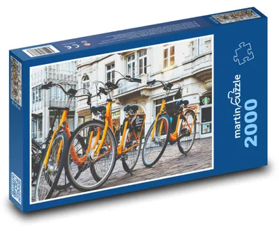 Obrázek produktu pro martinpuzzle - Puzzle 2000 - Jízdní kola na ulici