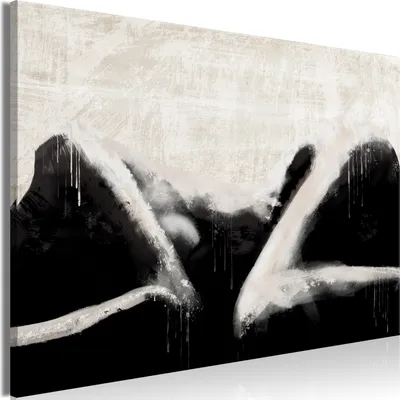 Produktbild von Italienischer Leinwand Leinwandbild - Lying Beauty (1 Part) Wide 30x20 cm Menschen h-C-0204-b-a