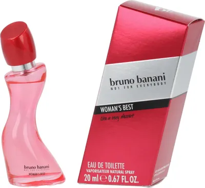 Obrázek produktu pro Bruno Banani Woman's Best, Ženy, 20 ml, Nedoplnitelná lahvička, Grep, Oranžová, Grapefruit, Luscious Orange, Hruška, Růže
