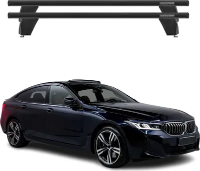 Image de Menabo Barres de toit transversales pour BMW Série 6 Gran Turismo G32 17-25 Noir
