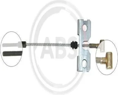 Produktbild von A.B.S. Handbremsseil Seilzug Feststellbremse für NISSAN ALMERA II Hatchback (N16) Vorne K19751