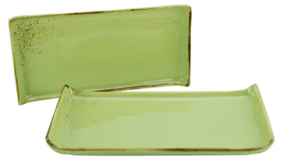 Produktbild von CreaTable, 33014, Nature Collection Green, BBQ Platte 2-tlg, Steinzeug