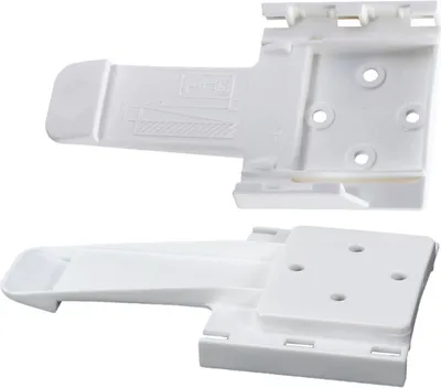 Produktbild von Unterlegkeil-Halterung Set Hartplastik L285xB120xH20mm G.0,09kg weiß 2 St./Set