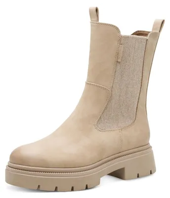 Produktbild von MARCO TOZZI Damen Chelsea mit Reißverschluss Bequem, Beige (BEIGE), 38 EU