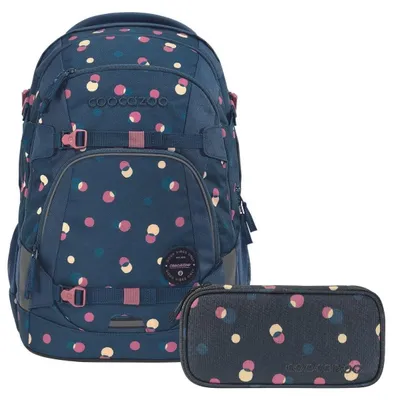 Produktbild von Coocazoo, Schulrucksack-Set MATE Bubble Dreams 2-tlg., inkl. Mäppchen