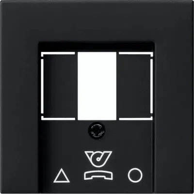 Produktbild von Gira Abdeckung sw TDO-Anschlussdose 0260005 (0260005)