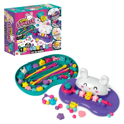 Immagine prodotto di Kit per la realizzazione di bracciali e collane Bizak Super Squeeze