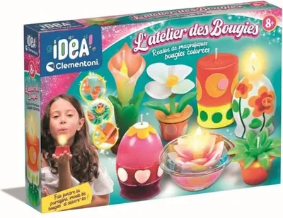 Produktbild von Kreativset Kerzenwerkstatt, Clementoni, Kerzen selber machen, Ab 7 Jahren, Mit Zubehör