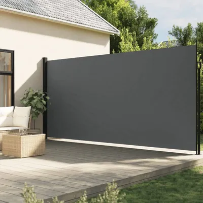 Produktbild von Maison Exclusive - Seitenmarkise Ausziehbar Anthrazit 220x500 cm
