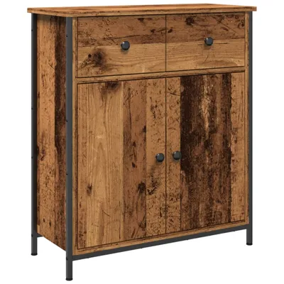 Zdjęcie produktu dla Szafka, stare drewno, 70x30x80 cm, materiał drewnopochodny