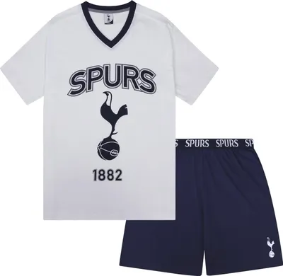 Obrázok produktu pre Tottenham Hotspur FC - "1882" pyžamo s kraťasmi pre mužov GF925 (XL) (Biela)