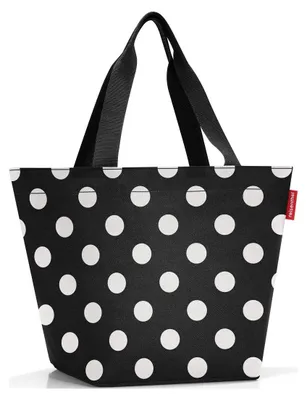 Obrázek produktu pro Reisenthel shopper M, Kabelka, Černá, Bílá, Polyester, Vzorovaný, 15 l, 510 mm