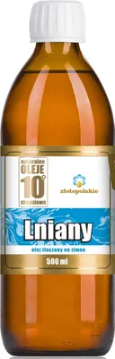 Produktbild von KALTGEPRESSTES LEINENÖL 500 ml – ZŁOTO POLSKIE