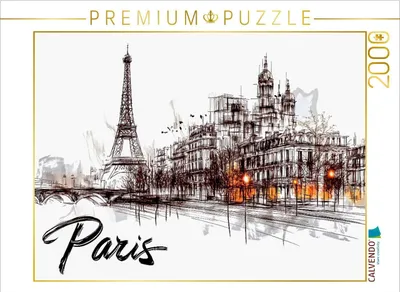 Produktbild von CALVENDO Puzzle Paris | 2000 Teile Lege-Größe 90x67cm Foto-Puzzle für glückliche Stunden