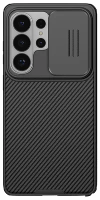 Zdjęcie produktu dla Nillkin, etui CamShield Pro do Galaxy S26 Ultra z wysuwaną osłoną aparatu, czarne