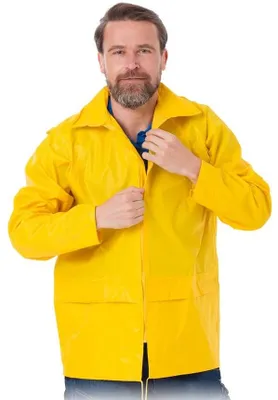 Produktbild von Gelbe Regenjacke mit Kapuze KPNPY, Größe L – KPNPY L