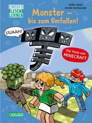 Produktbild von Lesenlernen mit Spaß - Minecraft 2: Monster - bis zum Umfallen!