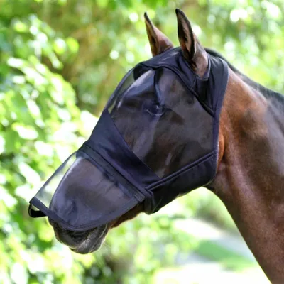 Image de Euroriding Masque anti-mouches Comfort sans oreilles Zip nez