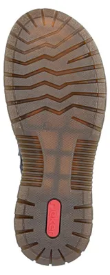 Produktbild von Rieker Damen Stiefelette mit großen Schnürschlaufen Reißverschluss 53602, Größe:37 EU, Farbe:Schwarz