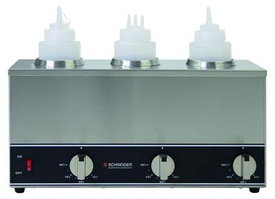 Imagen del producto de Calentador de biberones eléctrico, modelo de 3 unidades