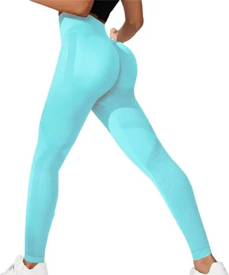 Produktbild von Naadloze, aansluitende sportshort voor dames met hoge taille – fitnessshort – yogabroek